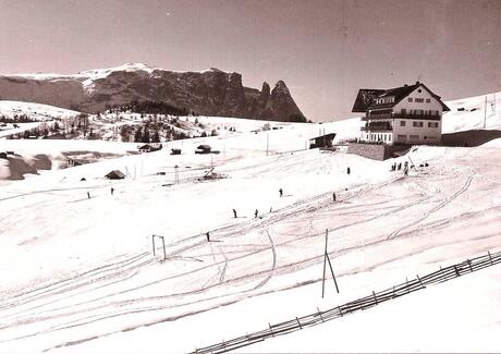 Skifahren wie es früher war
