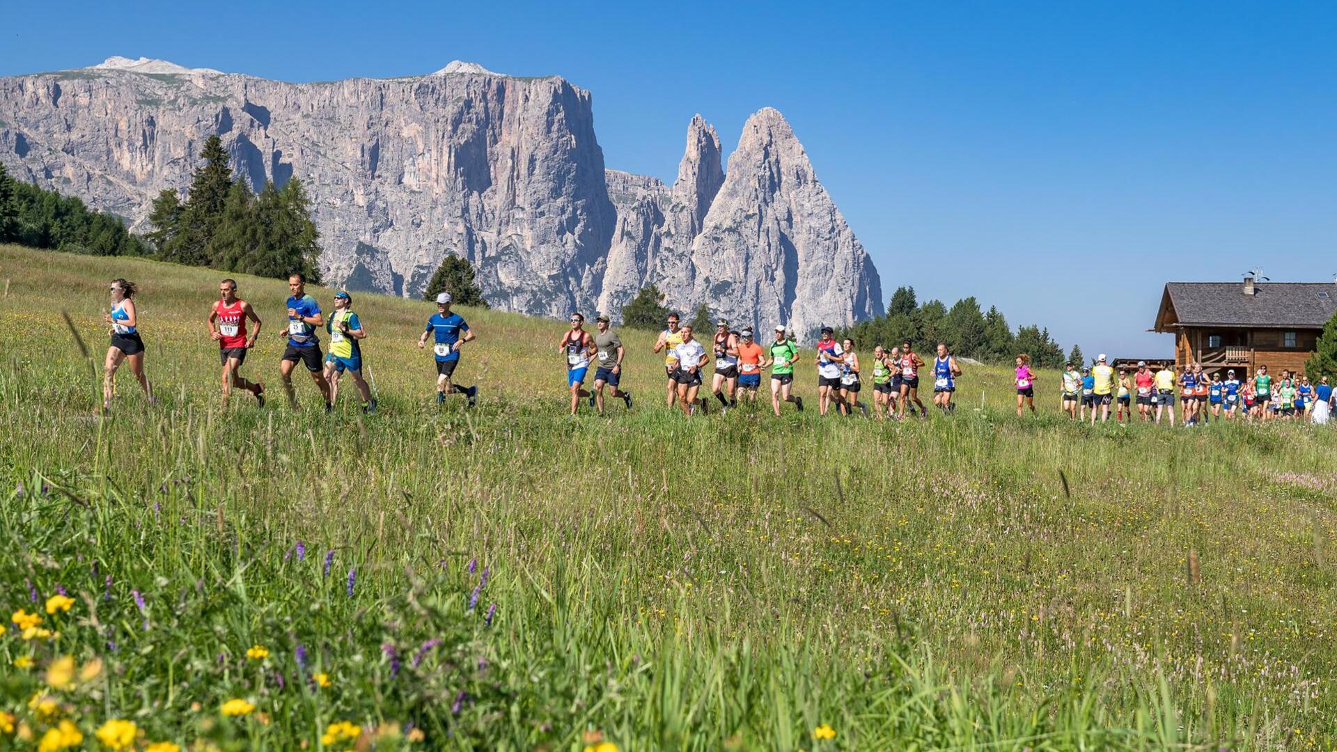 mezza maratona sull’Alpe di Siusi