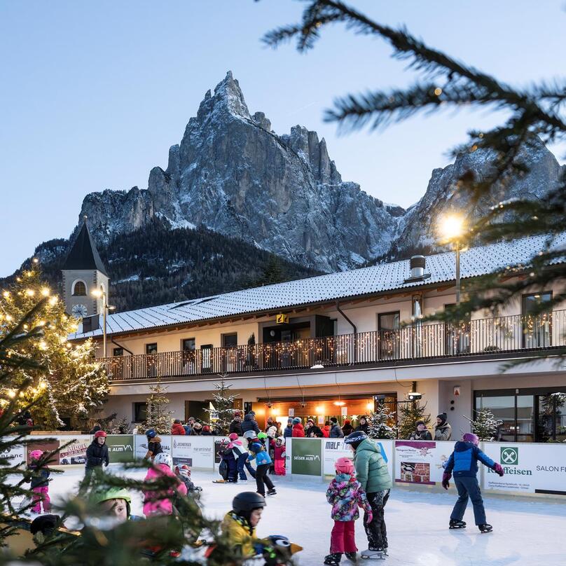 Eislaufplatz in Völs am Schlern