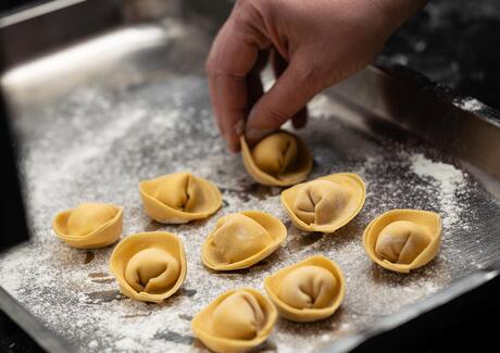 Selbstgemachte Ravioli