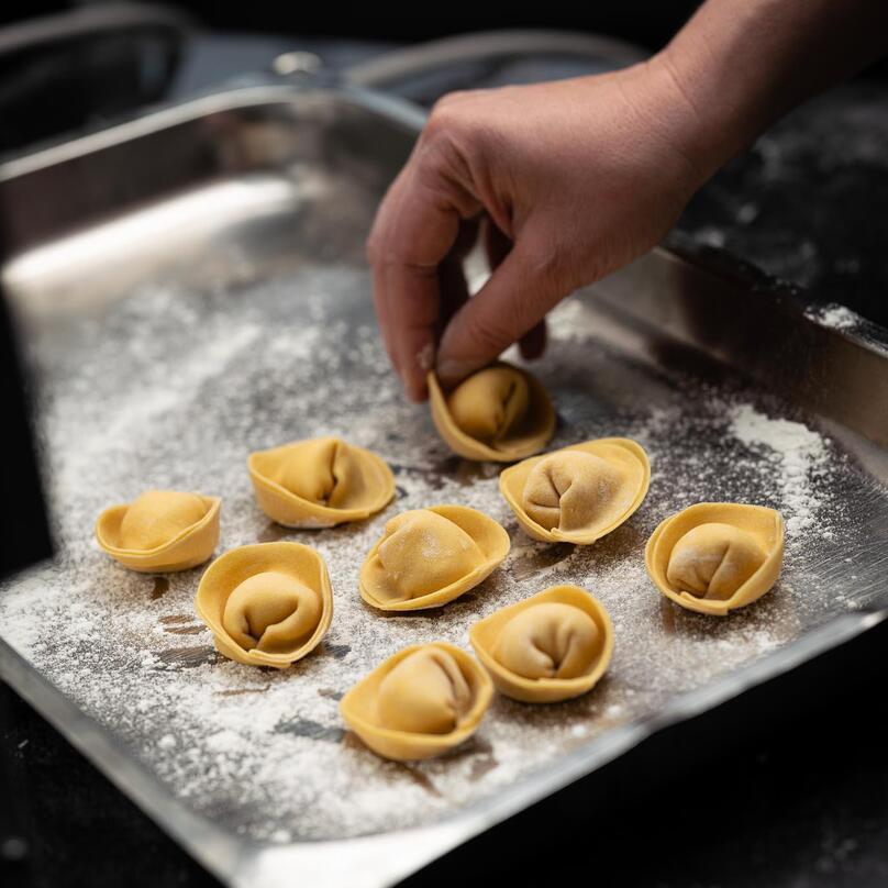 Selbstgemachte Ravioli